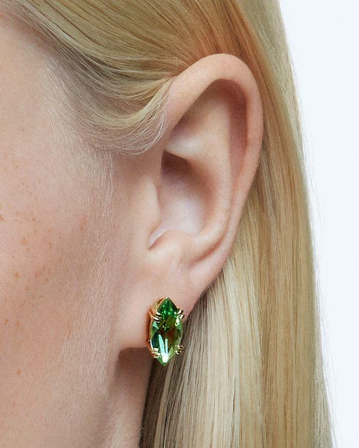 商品Swarovski|Gema Green Crystal Stud Earrings,价格¥405,第2张图片详细描述