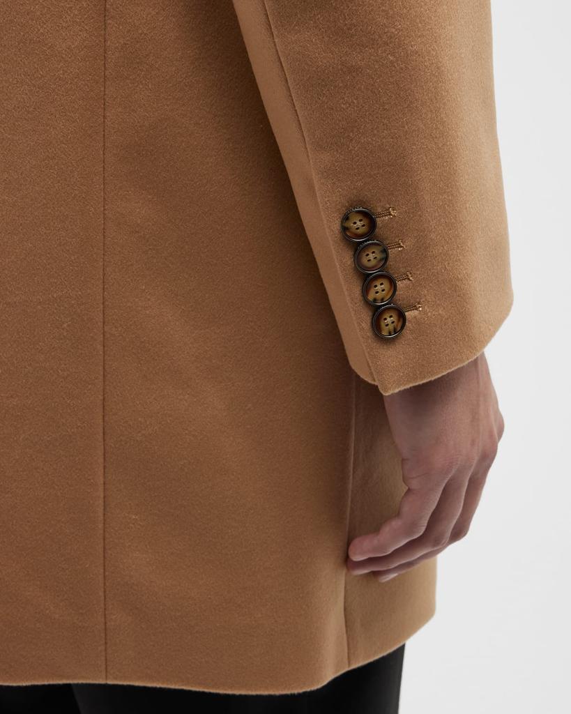 Men's Callen Wool-Blend Overcoat商品第5张图片规格展示