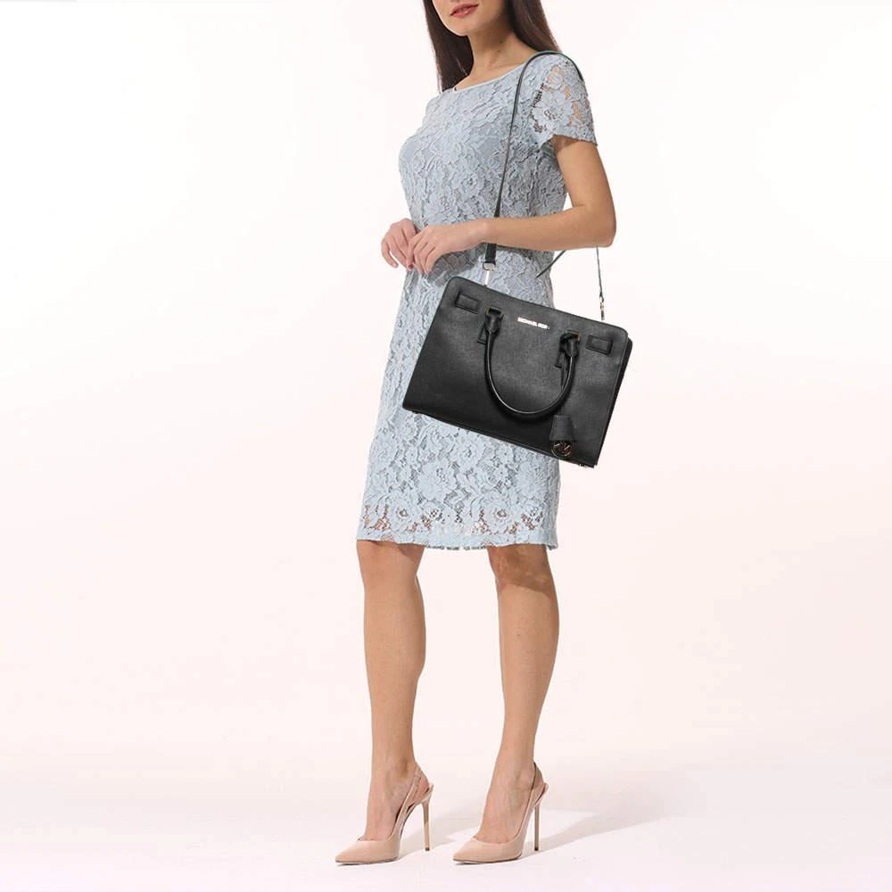 商品[二手商品] Michael Kors|MICHAEL Michael Kors Black Saffiano Leather Dillon Tote,价格¥1207,第2张图片详细描述