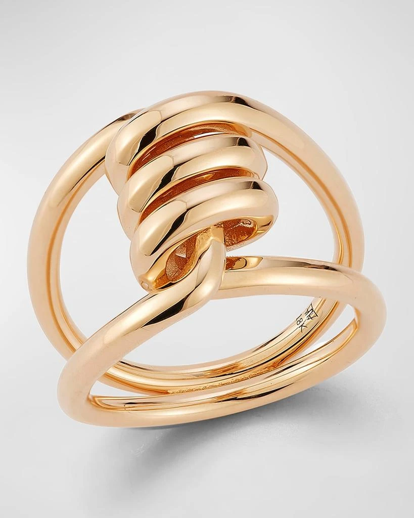 商品Walters Faith|Huxley 18k Rose Gold Single Coil Link Ring, Size 7,价格¥29722,第1张图片