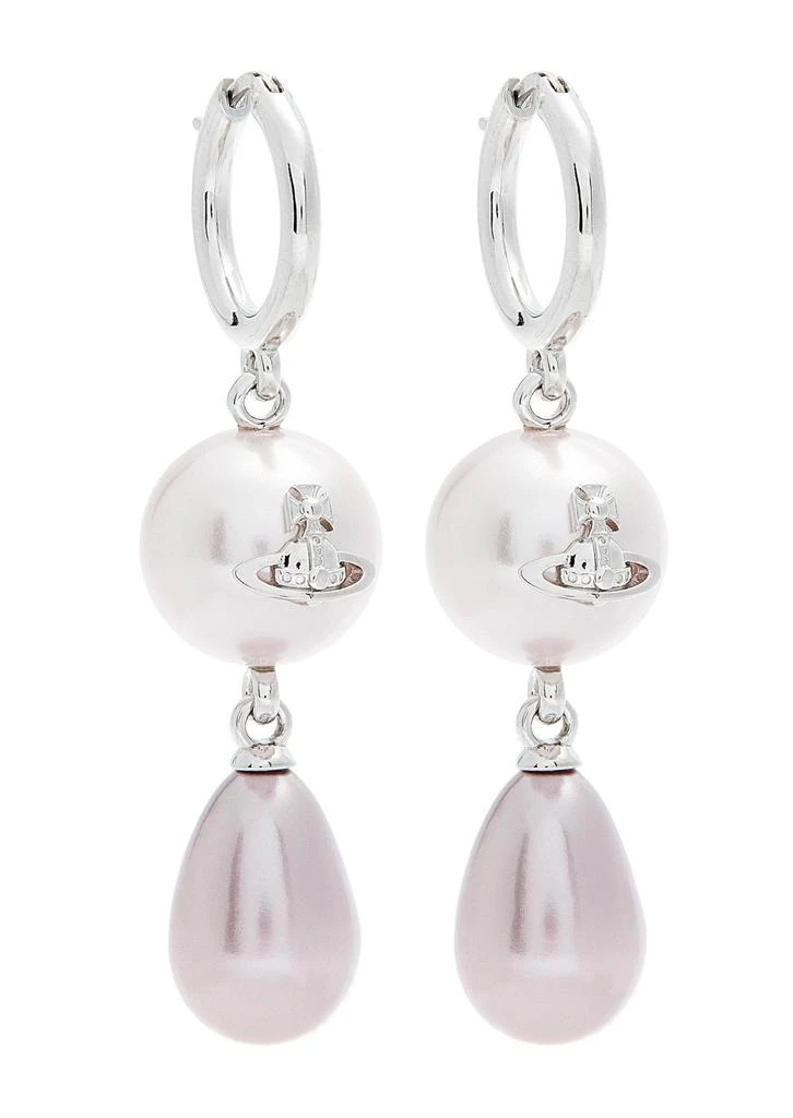 商品Vivienne Westwood|Martha faux pearl-embellished drop earrings,价格¥1504,第1张图片