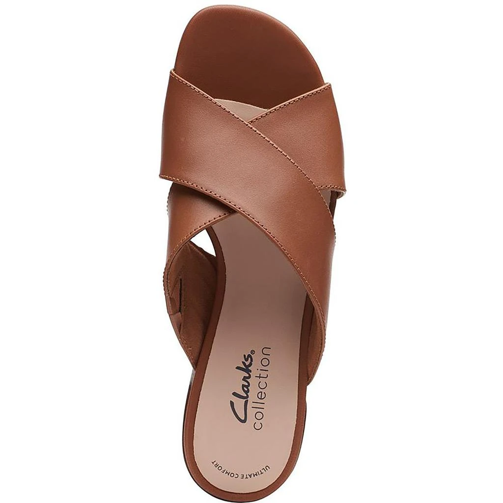 商品Clarks|Clarks Womens Caroleigh Erin Leather Comfort Heels,价格¥275,第3张图片详细描述