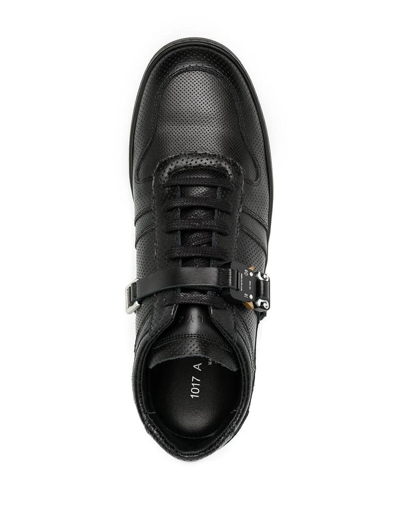 商品1017 ALYX 9SM|Alyx men's black leather sneakers,价格¥3156,第4张图片详细描述