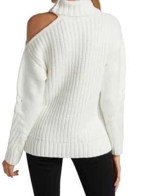 Cutout Turtleneck Sweater商品第2张图片规格展示