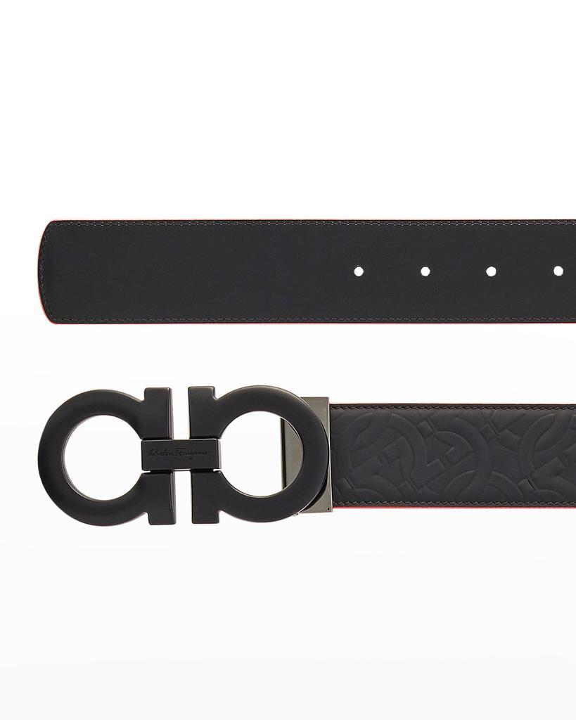 商品Salvatore Ferragamo|Men's Gancini Reversible Leather Belt,价格¥4354,第5张图片详细描述