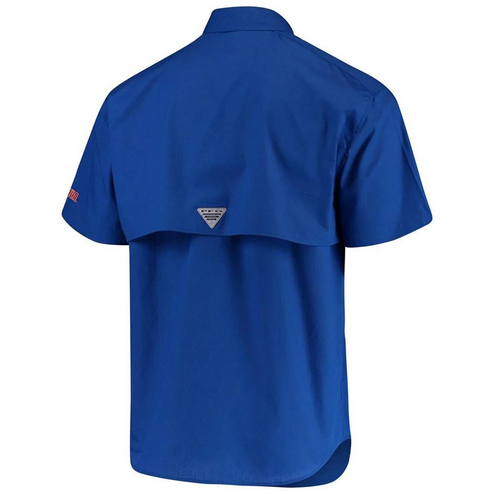 商品Columbia|Men's Royal Florida Gators Bonehead Short Sleeve Shirt,价格¥382,第4张图片详细描述