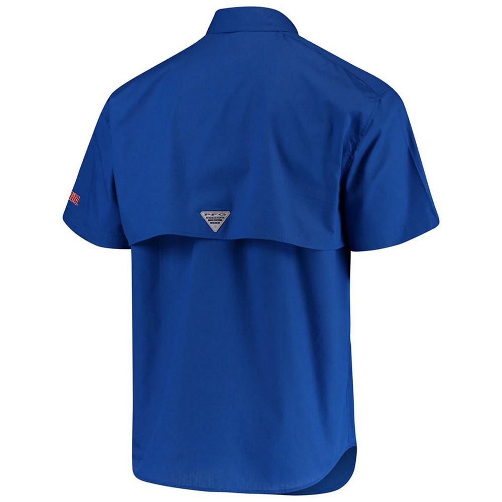 商品Columbia|Men's Royal Florida Gators Bonehead Short Sleeve Shirt,价格¥370,第6张图片详细描述