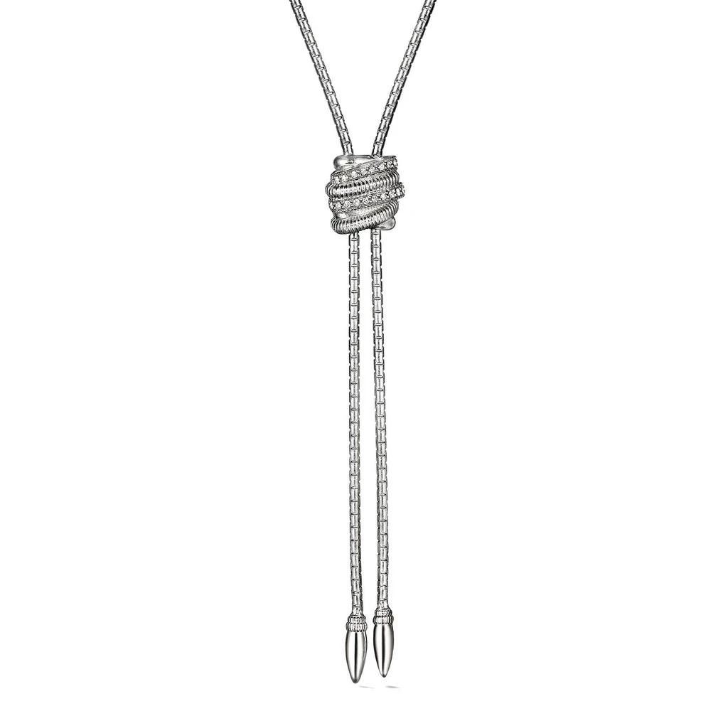 商品Judith Ripka|Eternity Adjustable Lariat Diamond Necklace,价格¥8307,第1张图片