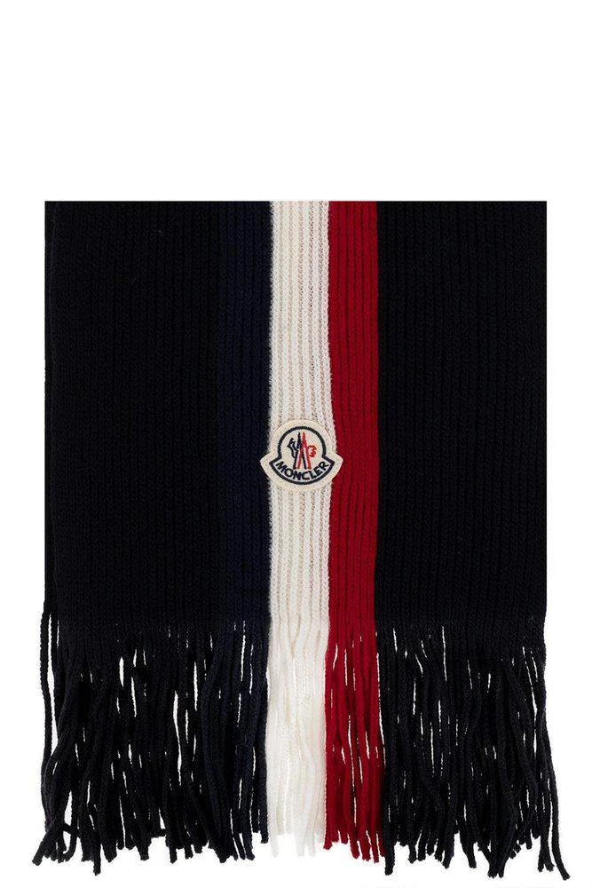 商品Moncler|Moncler Logo Patch Scarf,价格¥1538,第1张图片