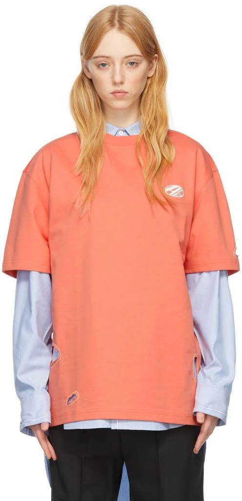 商品ADER error|Orange Cotton T-Shirt,价格¥302,第1张图片