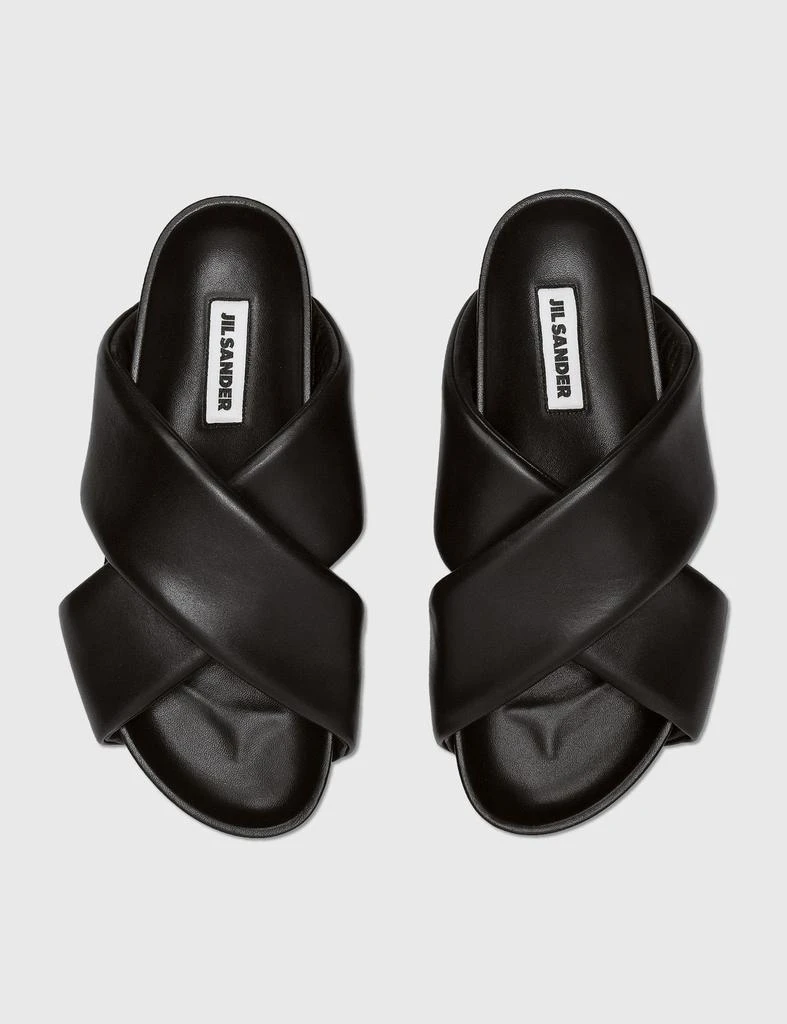 商品Jil Sander|Leather Slides,价格¥2744,第3张图片详细描述