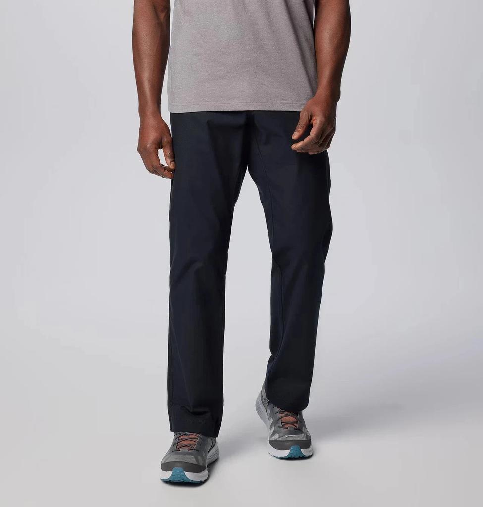 Pantaloni da uomo Flex ROC, neri, in cotone elasticizzato, a gamba dritta e piatta, modello JZZ301 image 2