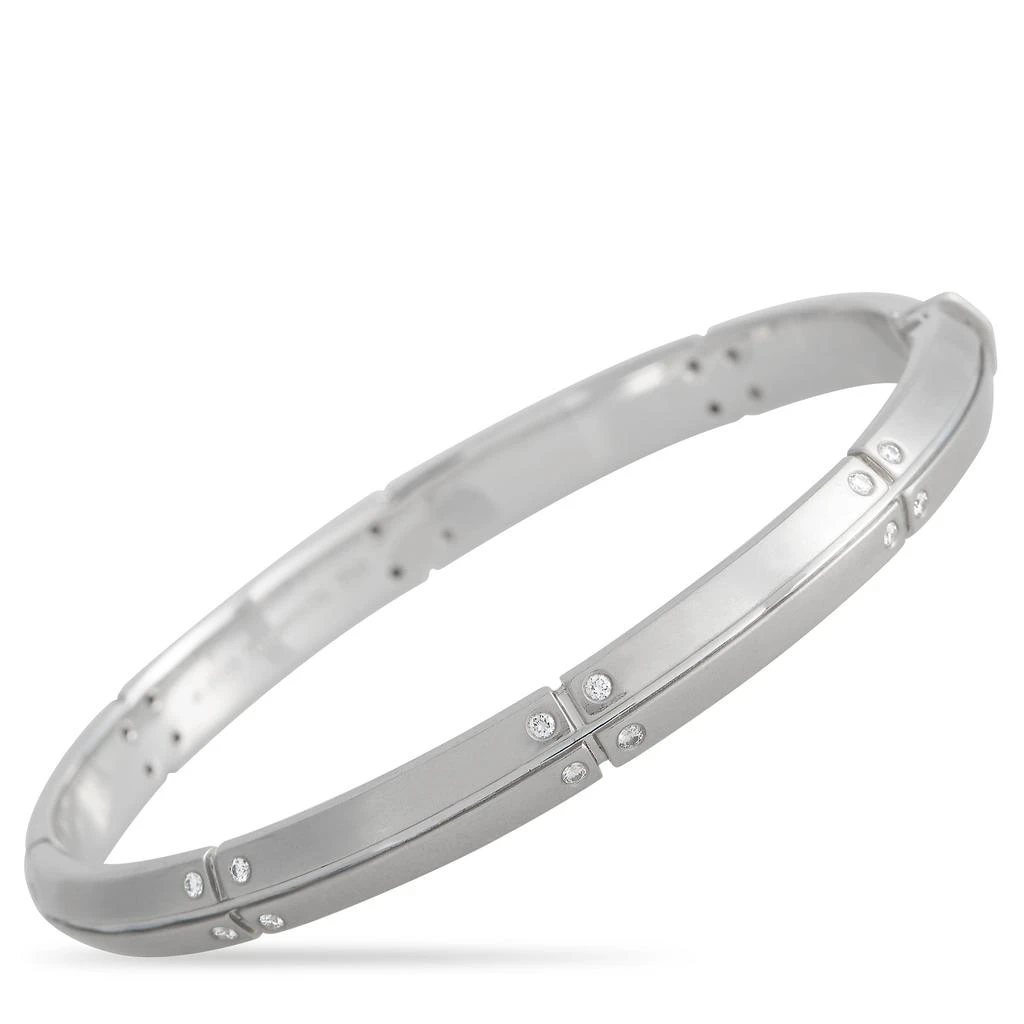 商品[二手商品] Tiffany & Co.|Tiffany & Co. 18K White Gold 0.25 ct Diamond Bangle Bracelet,价格¥37528,第1张图片