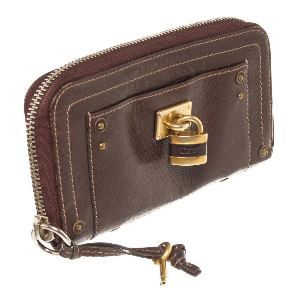 商品[二手商品] Chloé|Chloe Brown Leather Paddington Zippy Wallet,价格¥3109,第2张图片详细描述