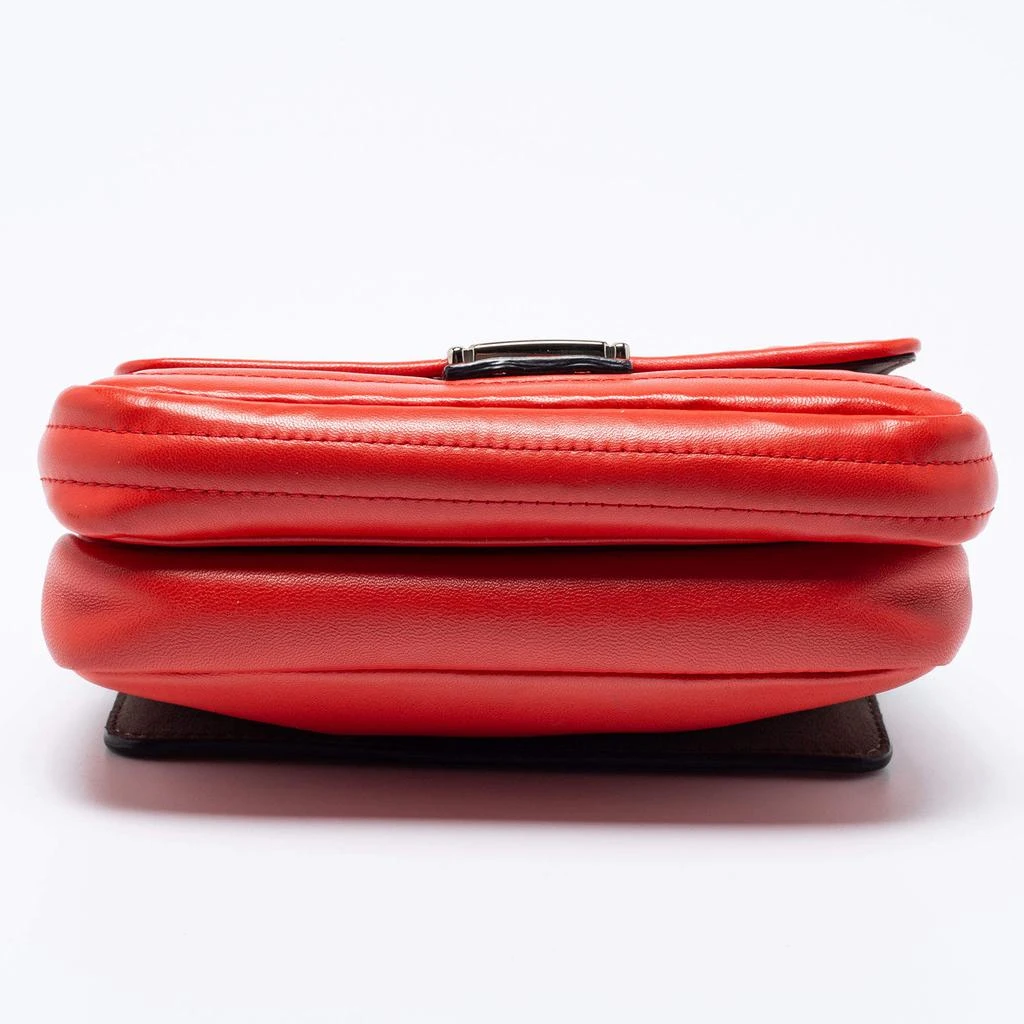 Fendi Red Lipstick Quilted Leather Micro Double Baguette Bag 商品