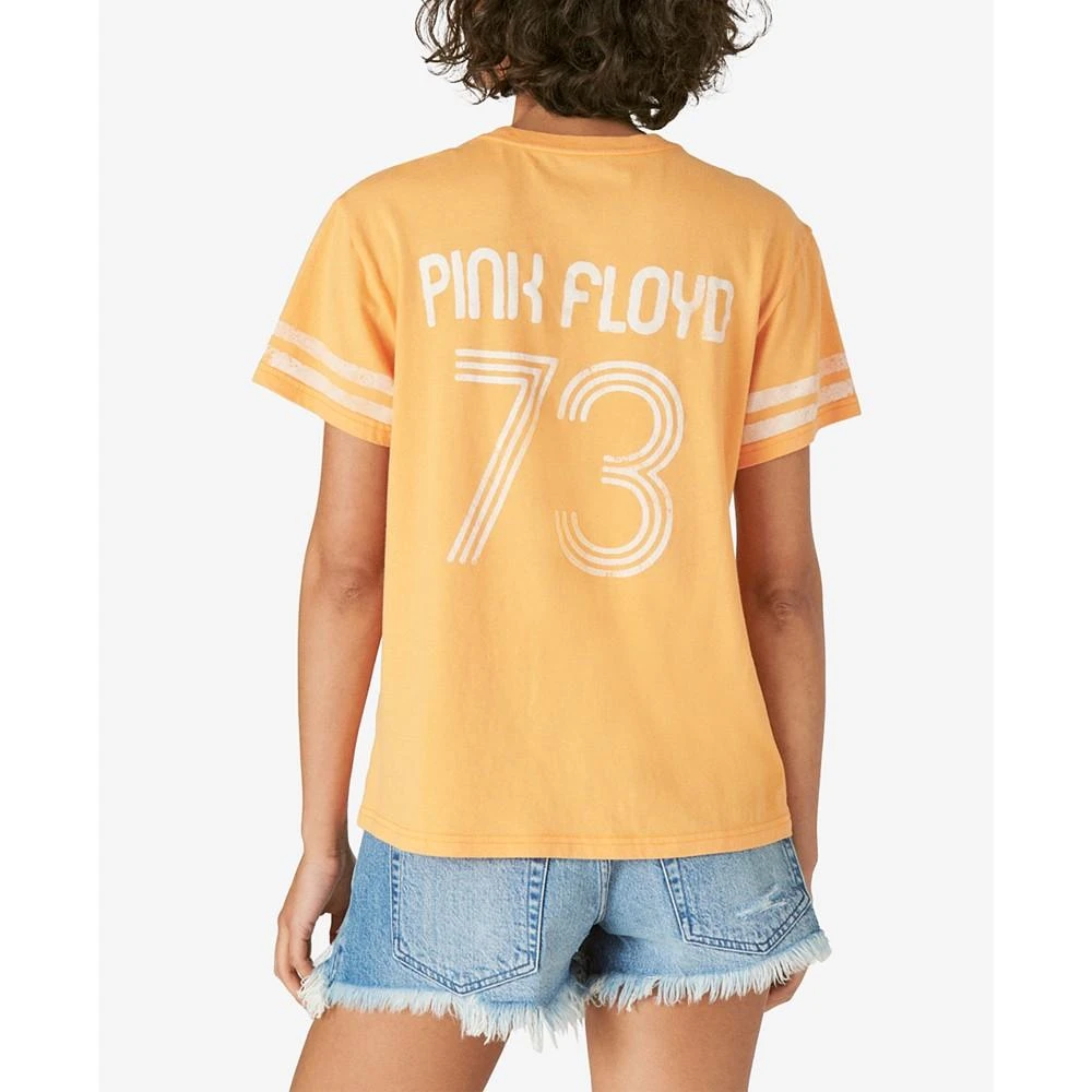 商品Lucky Brand|Women's Cotton Pink Floyd Varsity T-Shirt,价格¥291,第2张图片详细描述