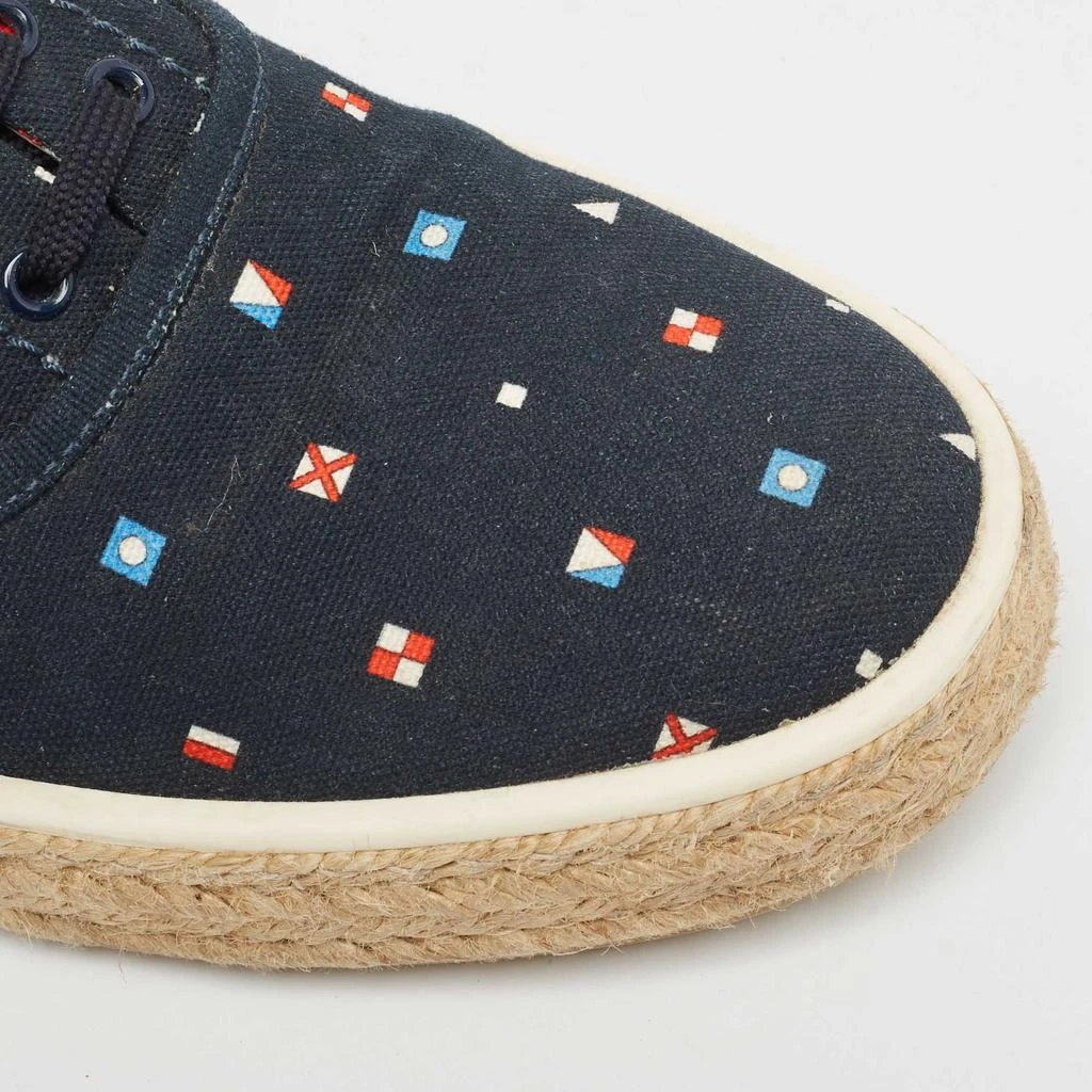 Louis Vuitton Navy Blue Canvas and Rubber Espadrilles Size 43 商品