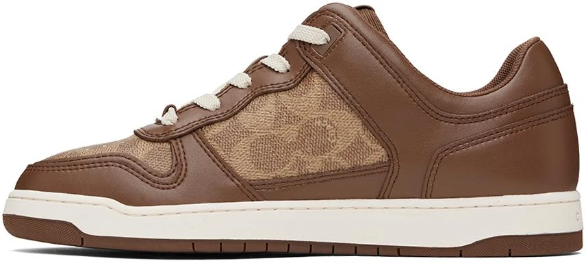 商品Coach|Brown C201 Signature Sneakers,价格¥649,第3张图片详细描述