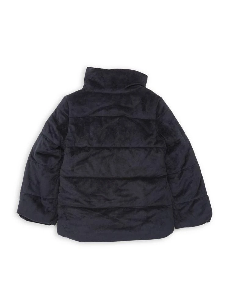 商品Calvin Klein|Little Girl's Velour Puffer Coat,价格¥159,第3张图片详细描述