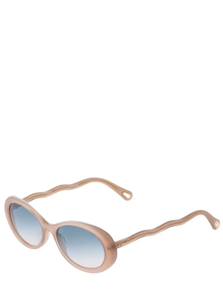 商品Chloé|Zelie Oval Acetate Sunglasses,价格¥2429,第3张图片详细描述
