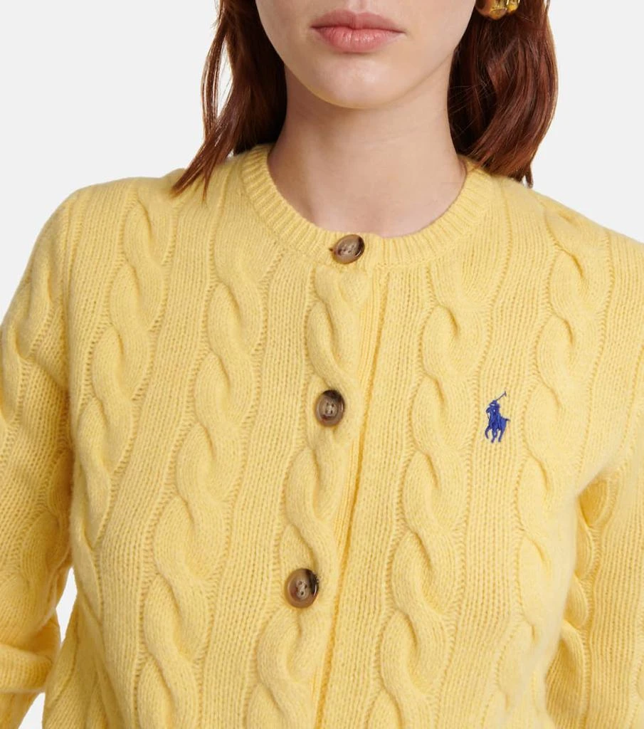 商品Ralph Lauren|Cable-knit wool-blend cardigan,价格¥1688,第4张图片详细描述