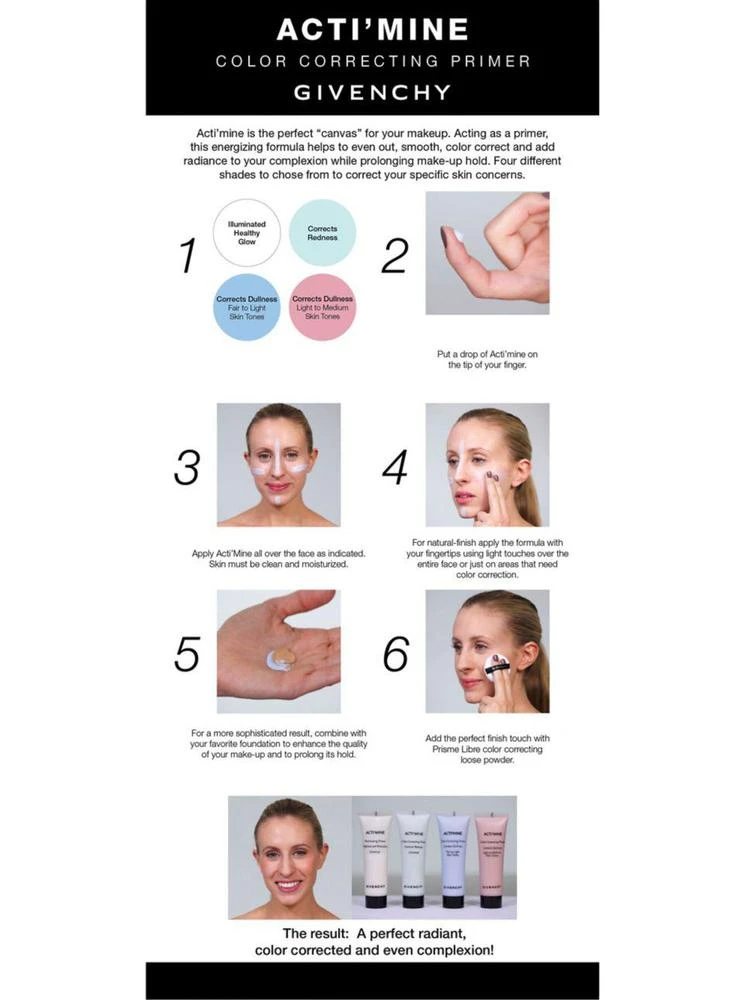 商品Givenchy|ACTI'MINE Color Correcting Primer,价格¥309,第2张图片详细描述