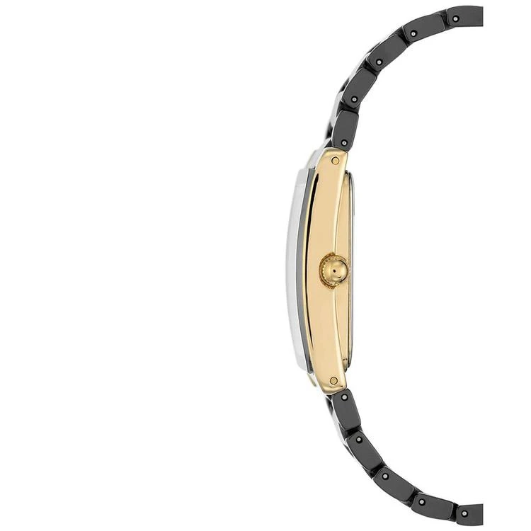 商品Anne Klein|Women's Black Ceramic Bracelet Watch 28x35mm AK-2952BKGB,价格¥408,第3张图片详细描述