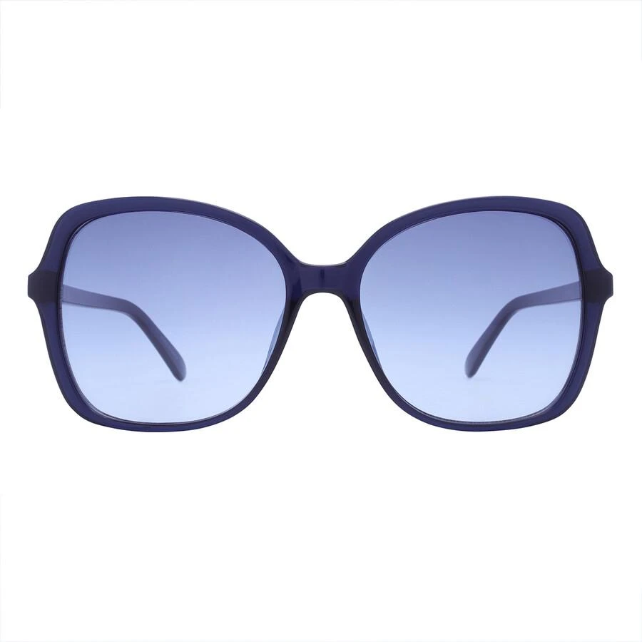 商品Calvin Klein|Blue Gradient Butterfly Ladies Sunglasses CK19561S 410 57,价格¥147,第1张图片