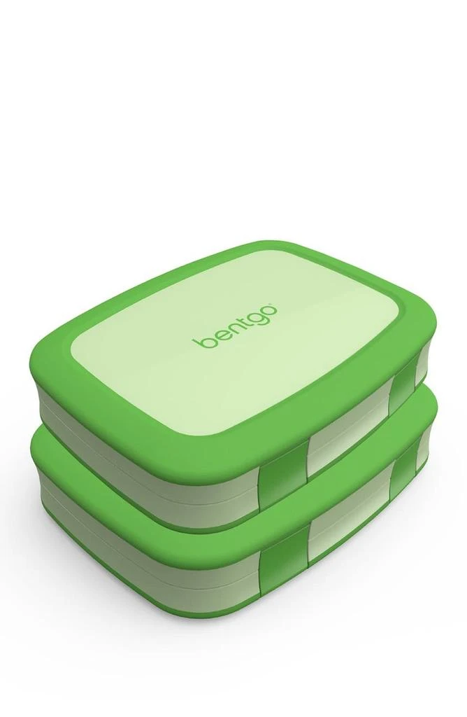 商品BENTGO|2-Pack of Children's Lunch Box - Green,价格¥326,第3张图片详细描述