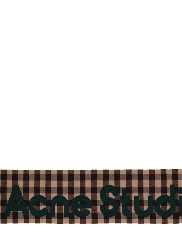 商品Acne Studios|Acne Logo Wool Blend Scarf,价格¥3243,第3张图片详细描述