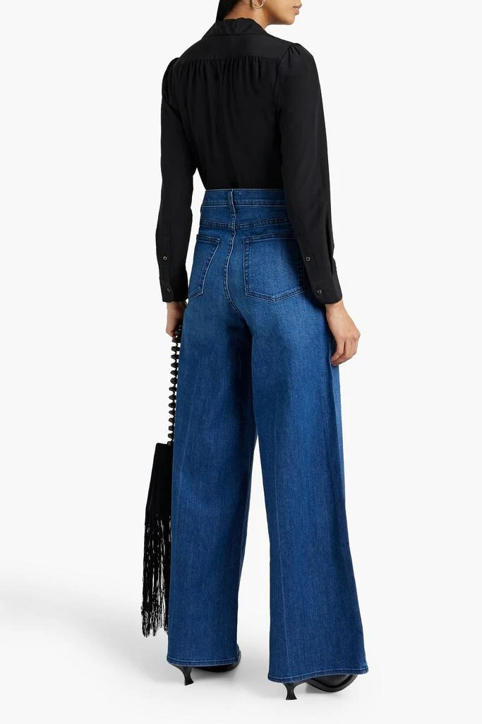 商品Nili Lotan|Josette high-rise wide-leg jeans,价格¥1415,第3张图片详细描述