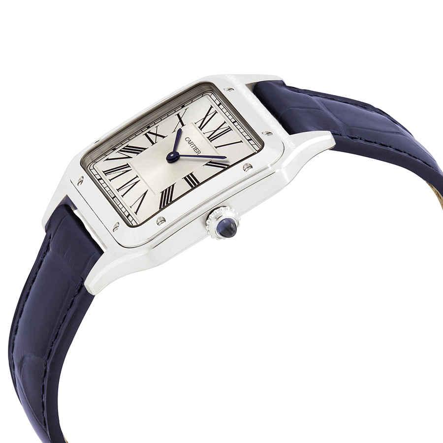 Cartier Santos-Dumont Quartz Silver Dial Mens Watch WSSA0022商品第2张图片规格展示