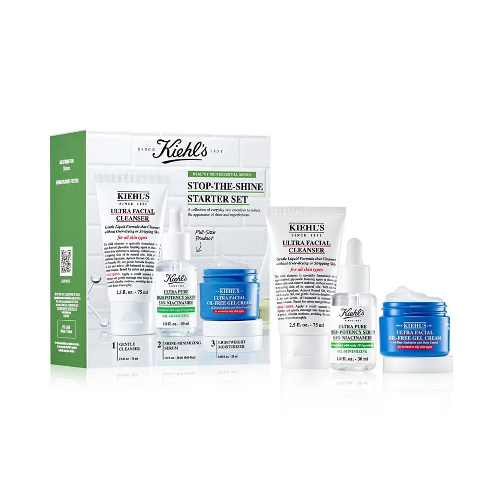 商品Kiehl's|3-Pc. Stop-The-Shine Skincare Starter Set,价格¥389,第1张图片