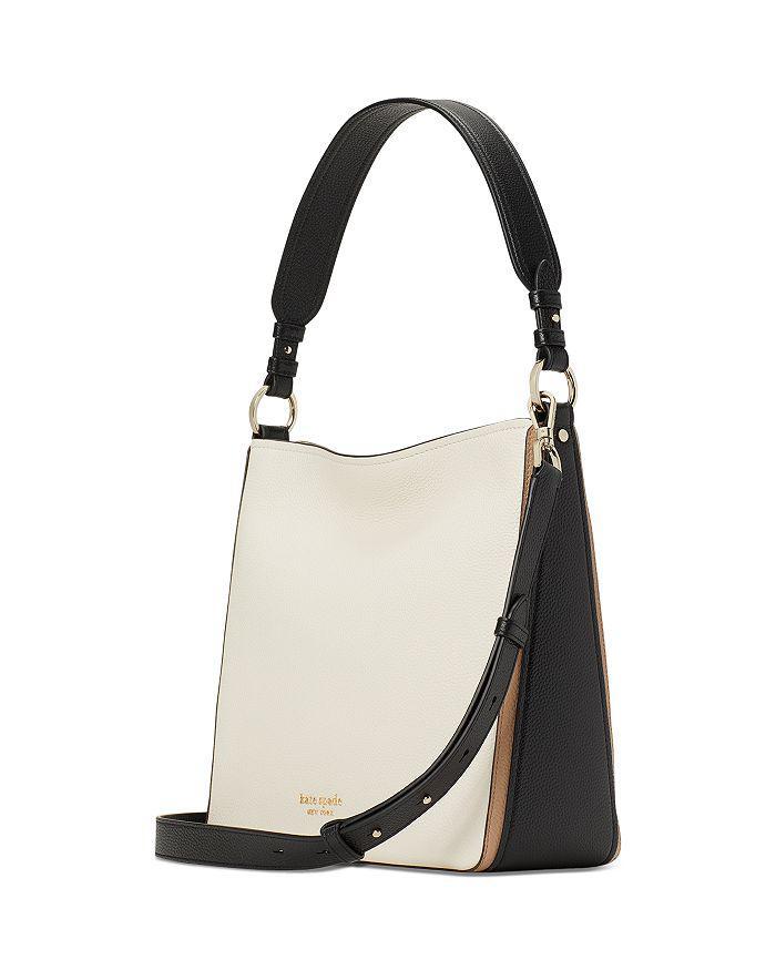 商品Kate Spade|Hudson Large Color Block Leather Hobo Bag,价格¥2551,第5张图片详细描述