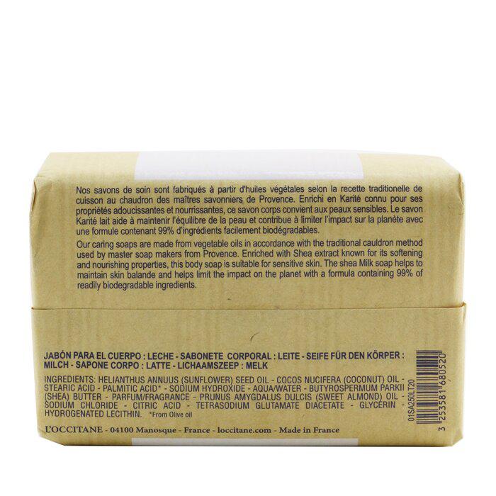 L'Occitane 乳木果牛奶味洁肤香皂-敏感肌适用 250g/8.8oz商品第3张图片规格展示