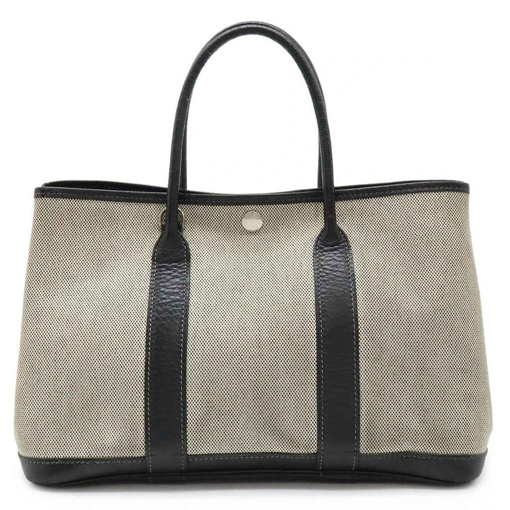 商品[二手商品] Hermes|Garden  Toile H Leather Handbag Tote Bag (Pre-Owned),价格¥10753,第1张图片