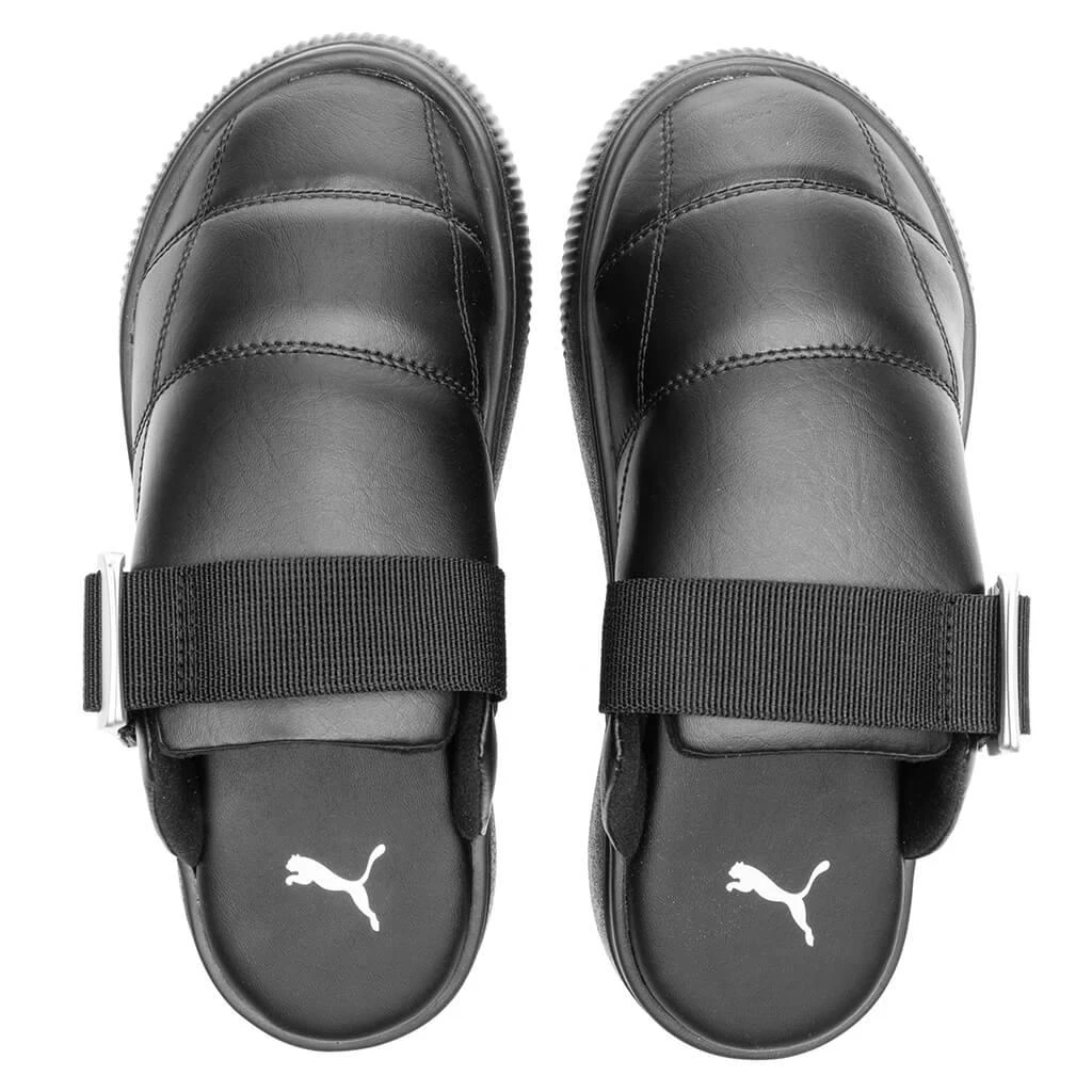 商品Puma|Puma Women's Suede Mayu Mule L - Black/Silver,价格¥374,第4张图片详细描述
