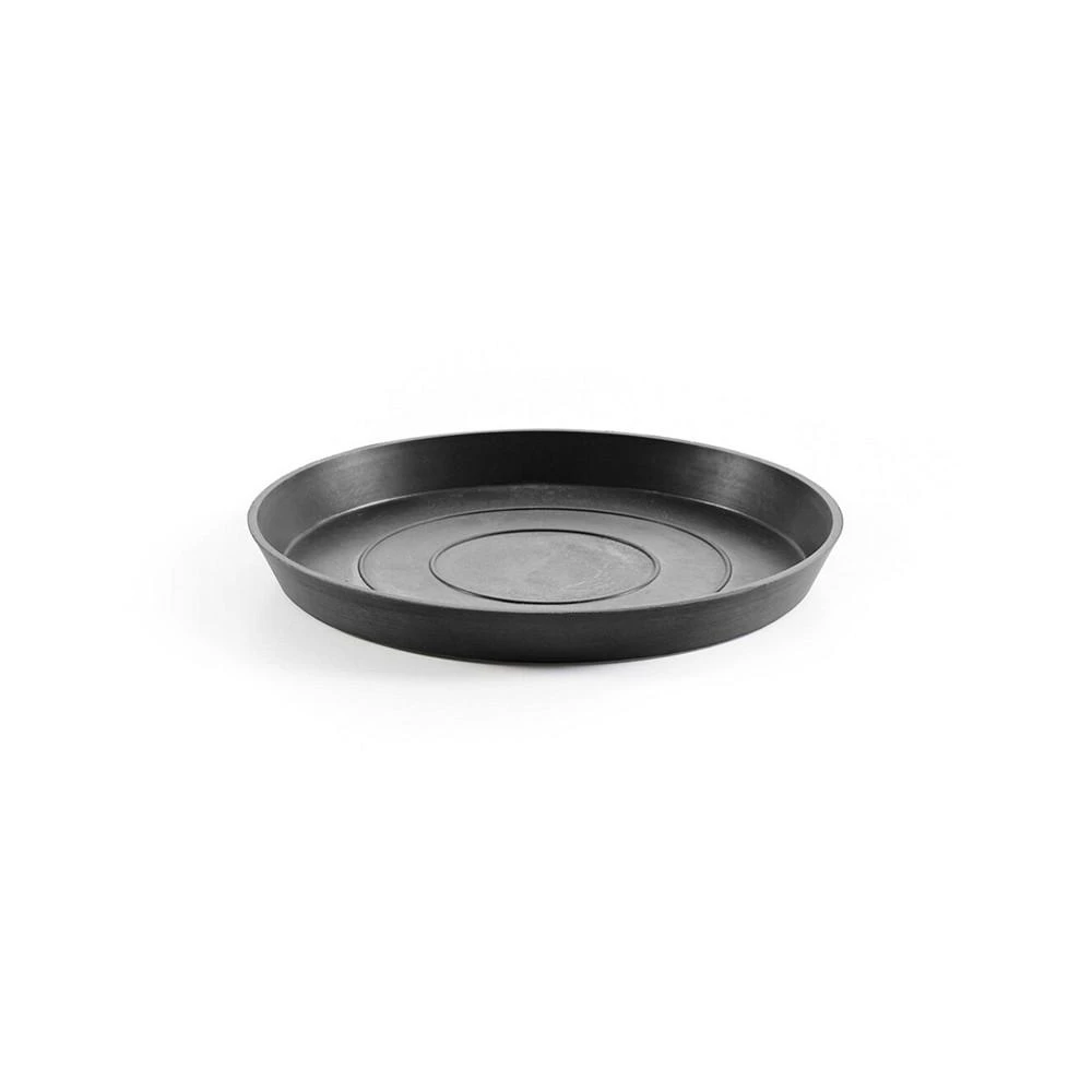 商品ECOPOTS|Round Plastic Flower Pot Saucer, Dark Grey, 11",价格¥117,第1张图片