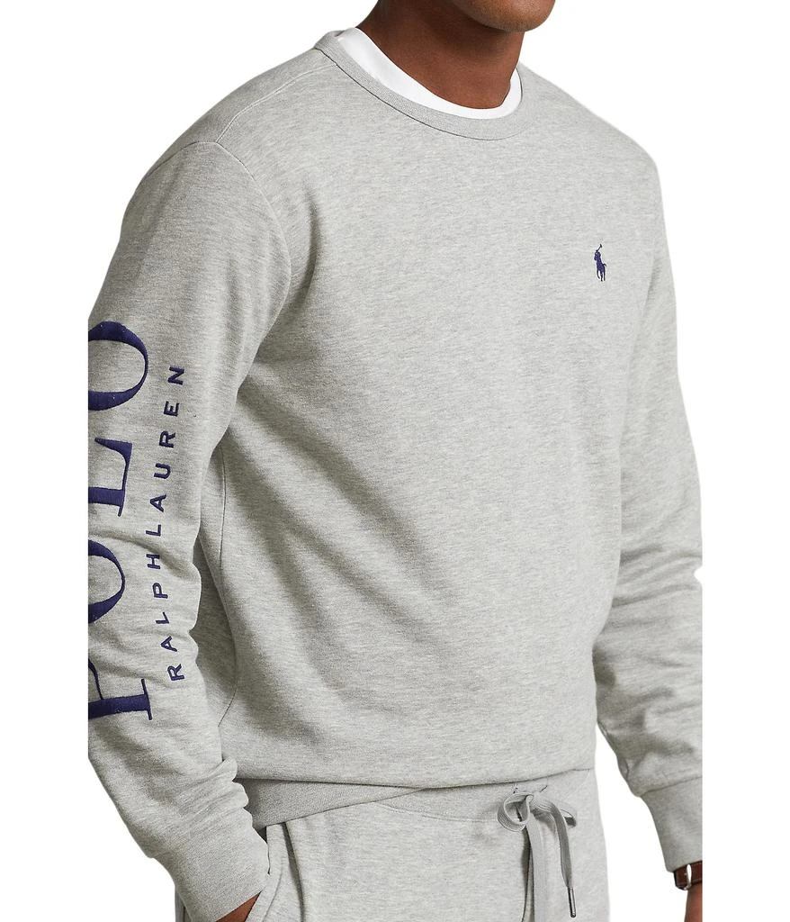 商品Ralph Lauren|Logo-Embroidered Fleece Sweatshirt,价格¥413,第3张图片详细描述