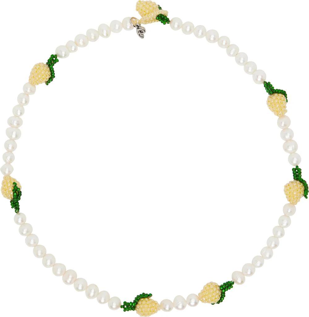 商品Pura Utz|White Pearl Multi Lemon Necklace,价格¥2058,第1张图片详细描述