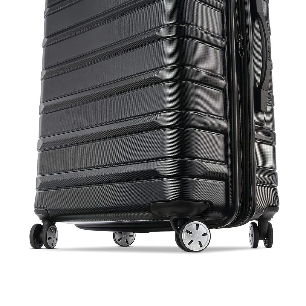 Samsonite Omni 2 Hardside Expandable Luggage with Spinner Wheels, Checked-Medium 24-Inch, Midnight Black 商品