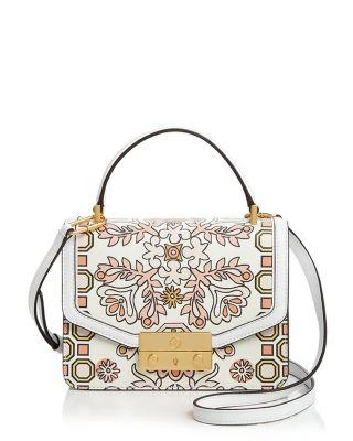 商品Tory Burch|Juliette Printed Mini Leather Satchel,价格¥3737,第1张图片