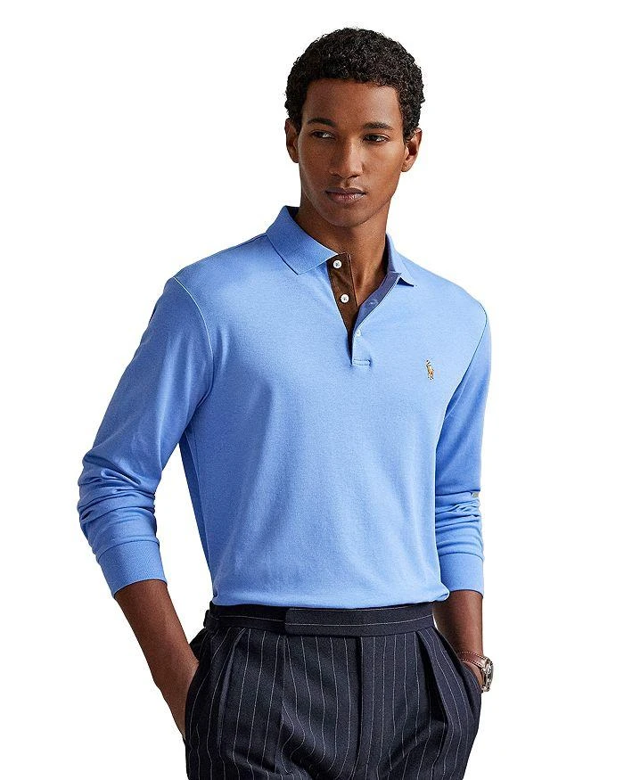 商品Ralph Lauren|Classic Fit Soft Cotton Long-Sleeve Polo Shirt,价格¥857,第1张图片