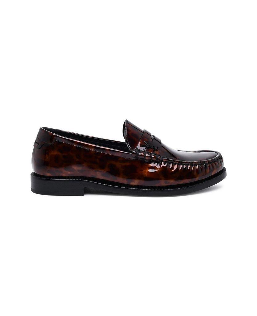 商品Yves Saint Laurent|Monogram Slip-on Loafers,价格¥4572,第1张图片