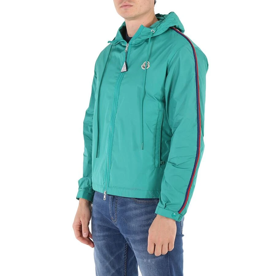 商品Moncler|Men's Medium Green Hattab Hooded Rain Jacket,价格¥1767,第3张图片详细描述