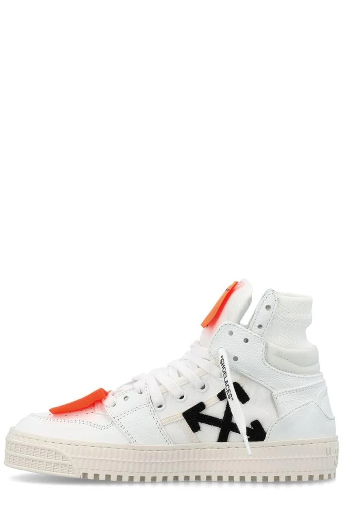 商品Off-White|Off-White Round Toe High-Top Sneakers,价格¥2598,第2张图片详细描述