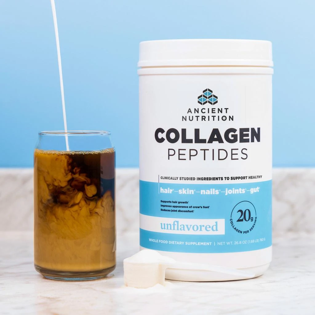 商品Ancient Nutrition|Collagen Peptides Protein | Powder Unflavored (38 Servings),价格¥402,第3张图片详细描述