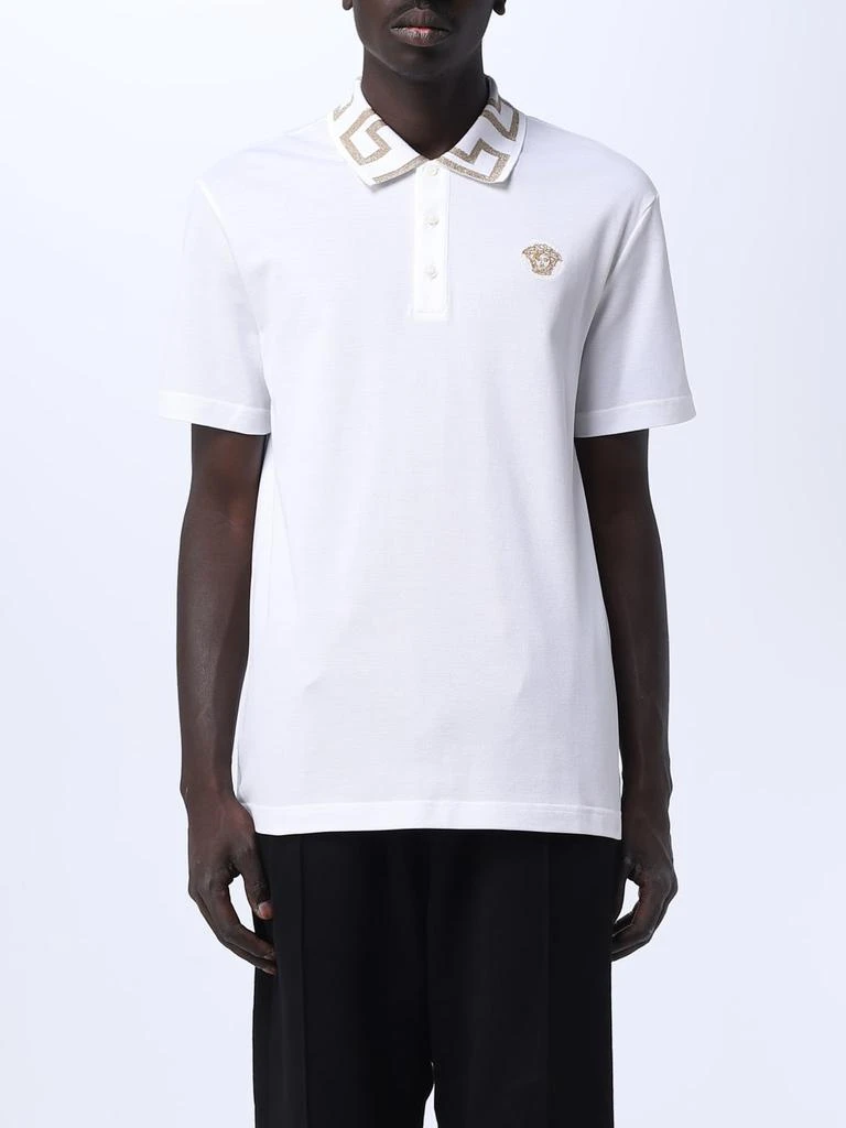 商品Versace|Versace cotton polo shirt,价格¥5104,第1张图片