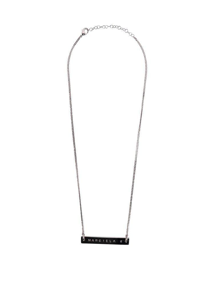 商品MAISON MARGIELA|MM6 Maison Margiela Logo Engraved Necklace,价格¥1062,第1张图片