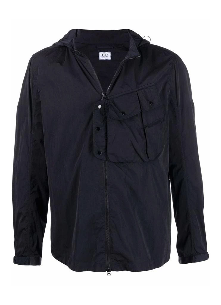 商品C.P.COMPANY|CHROME-R DETACHABLE GOGGLE HOOD OVERSHIRT,价格¥1966,第1张图片